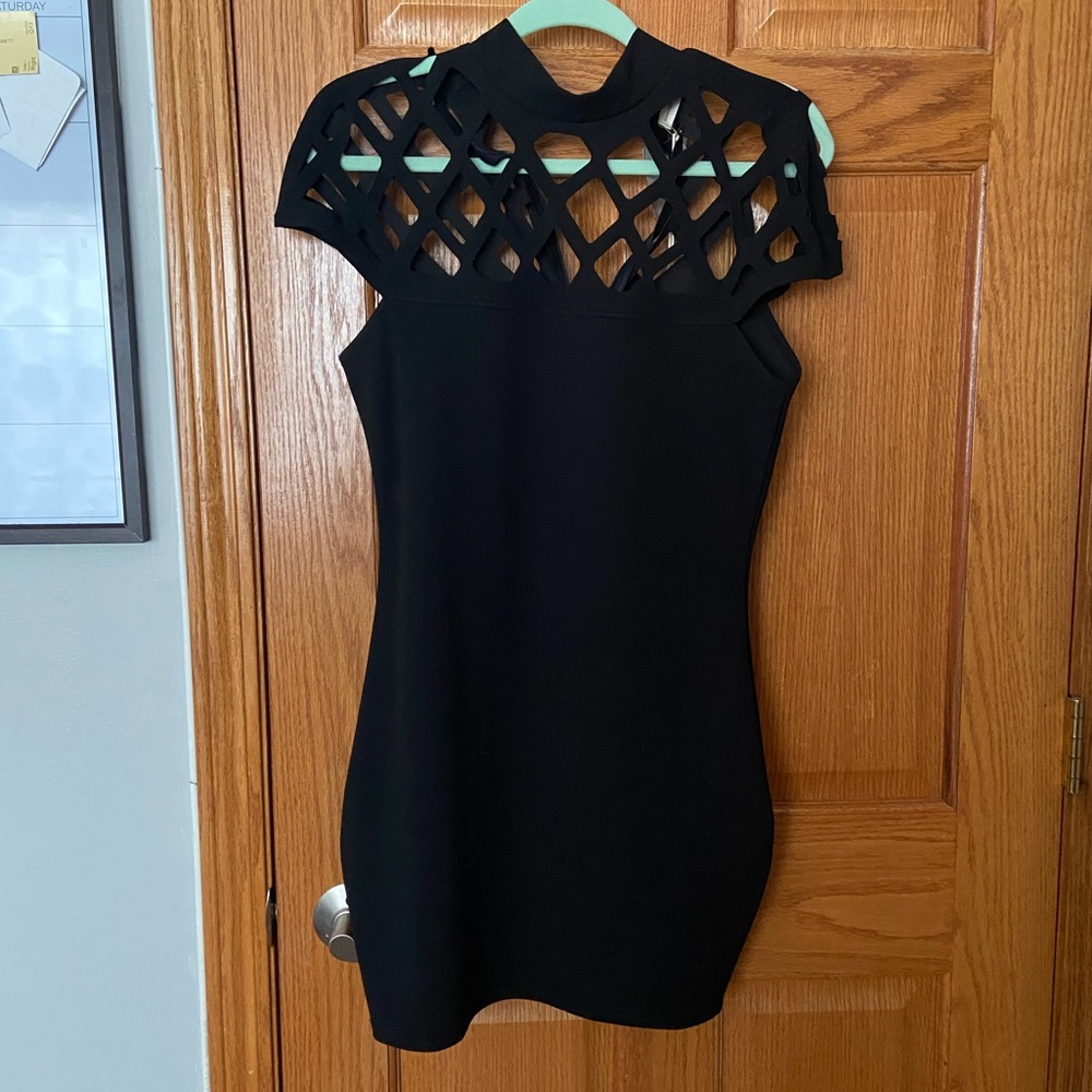 Akira black mini dress body-con size M